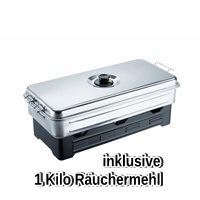 XL Camping Räucherofen inkl. 1000 g Räuchermehl